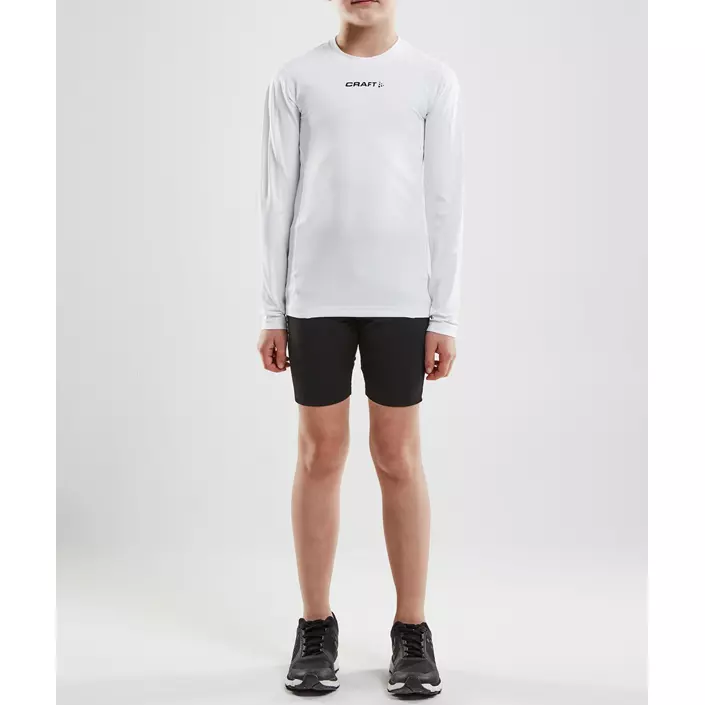 Craft Pro Control Compression långärmad T-shirt till barn, White, large image number 3