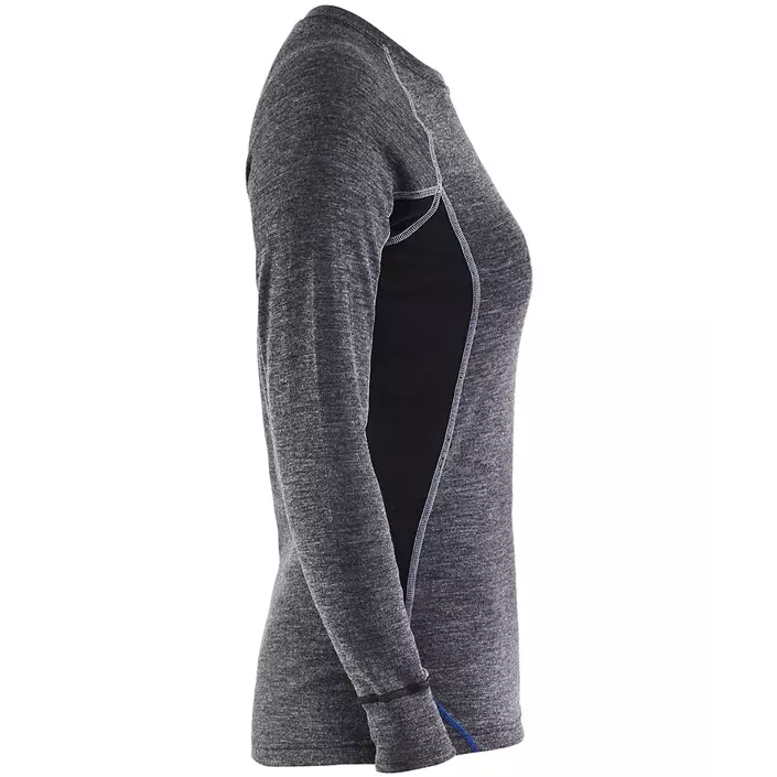Blåkläder women's singlet with merino wool, Grey/Black, large image number 3