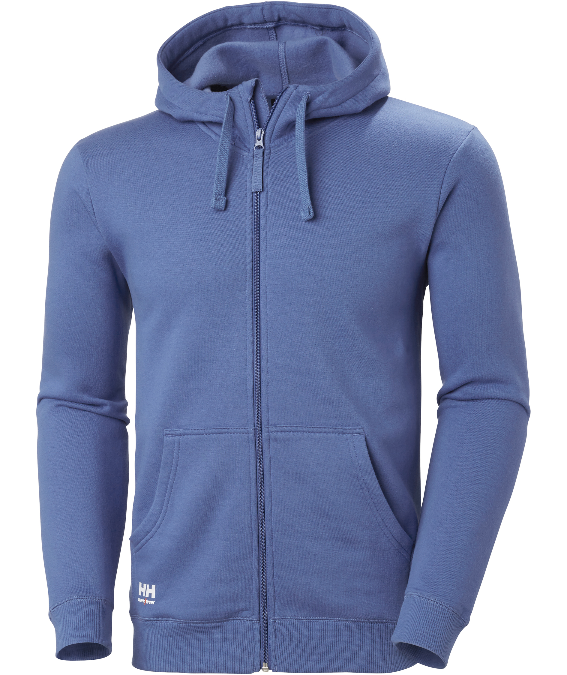 Helly Hansen Classic hoodie med dragkedja, Stone Blue