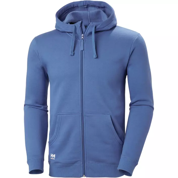 Helly Hansen Classic hoodie med dragkedja, Stone Blue, large image number 0