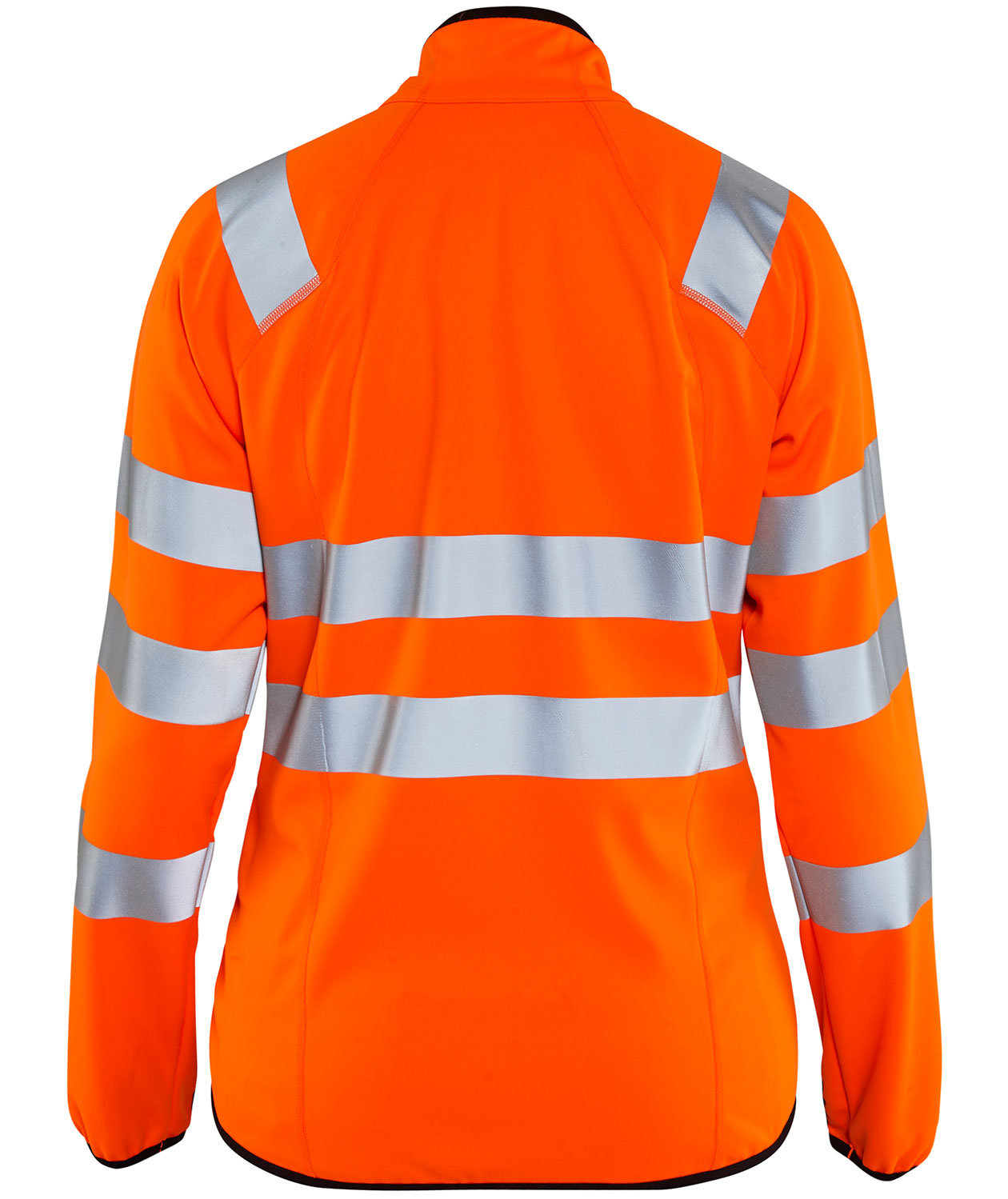 Bl&aring;kl&auml;der dame softshelljakke, Hi-vis Orange, large image number 2