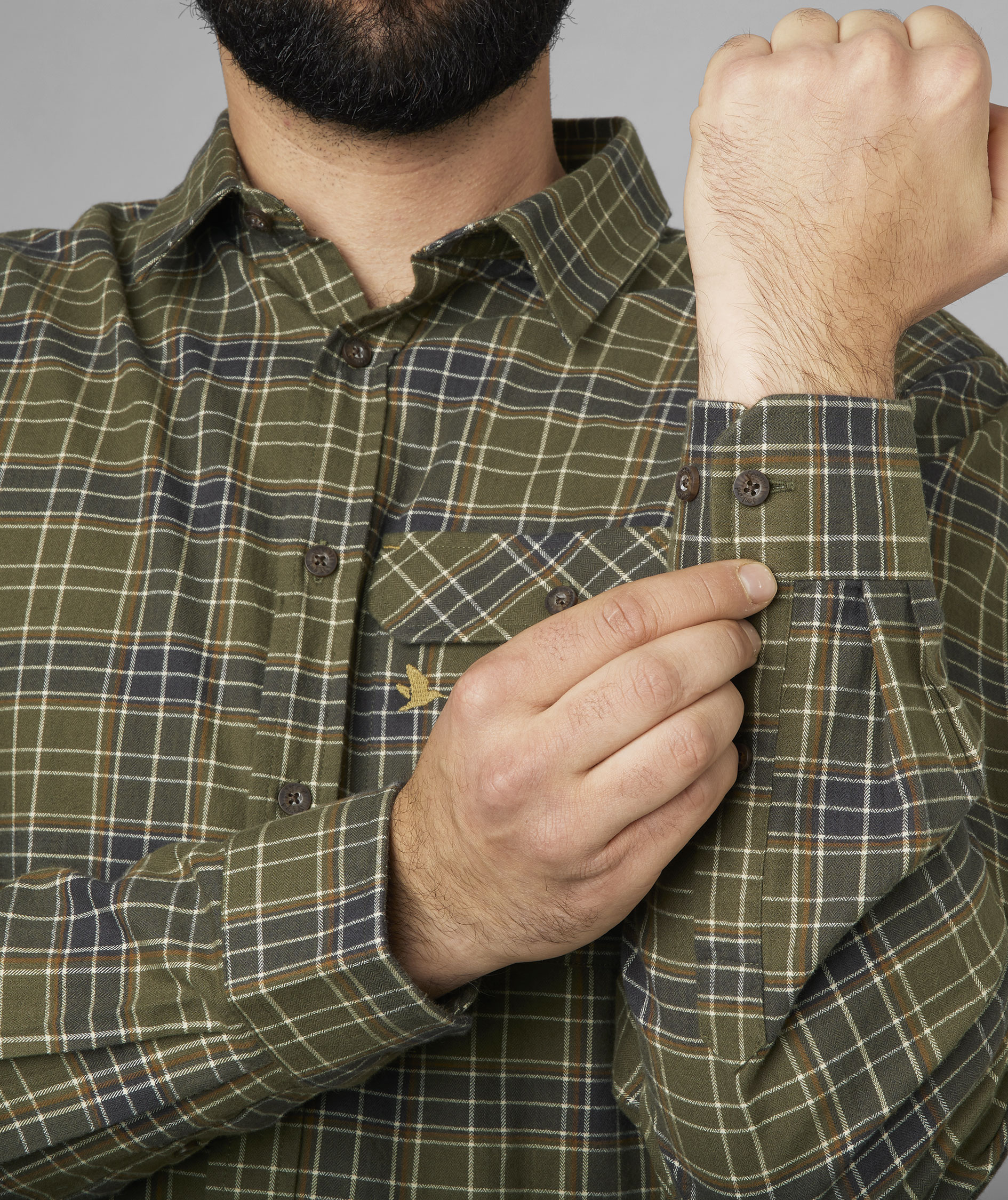 Seeland Highseat skogsarbetare skjorta, Burnt Olive, large image number 4