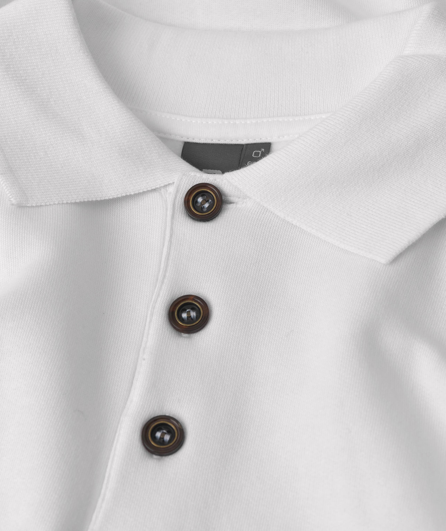 ID Game long-sleeved Polo T-shirt, White, large image number 3