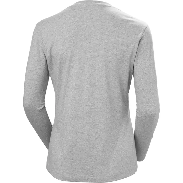 Helly Hansen Classic langærmet dame T-shirt, Grey melange , large image number 2