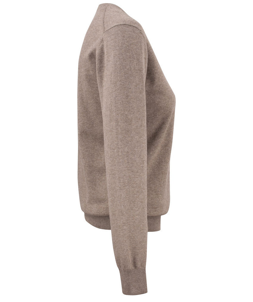 Cutter & Buck Oakville Crewneck dame, Nougat Melange, large image number 2