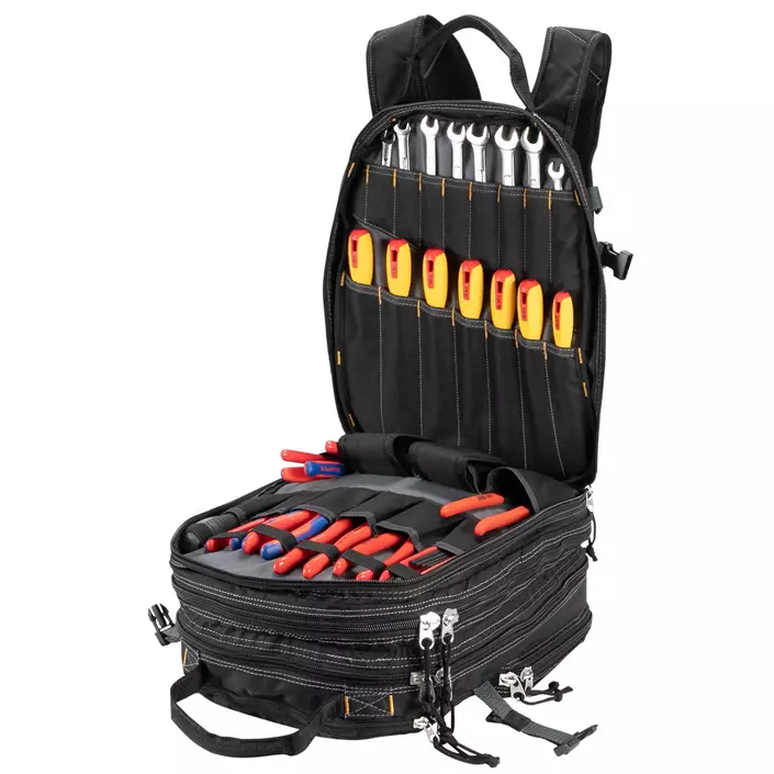 CLC Work Gear 1132 Heavy-Duty tool backpack, Black, Black, large image number 4