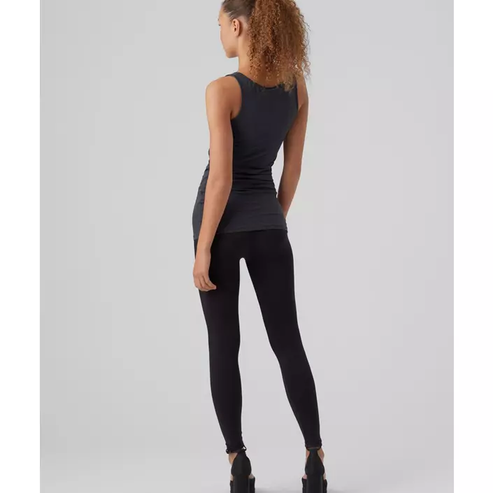 Vero Moda VMMAXI MY SOFT lång linne dam, Dark Grey Melange, large image number 2