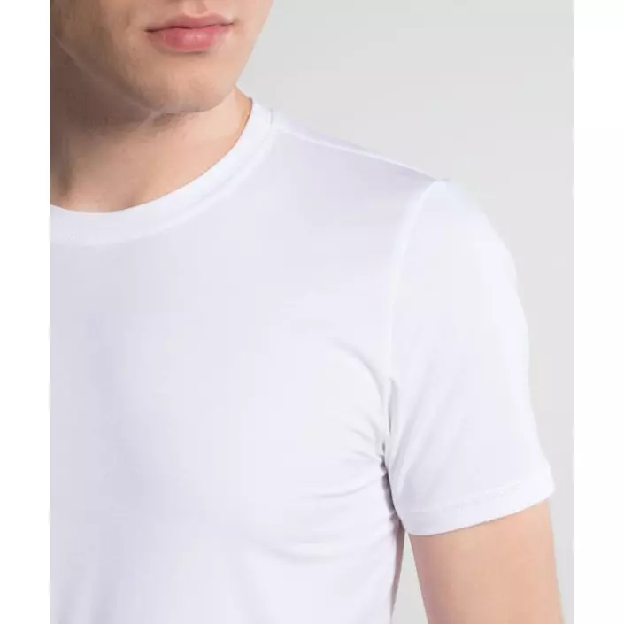 Eterna T-shirt with O-neck, White, large image number 3