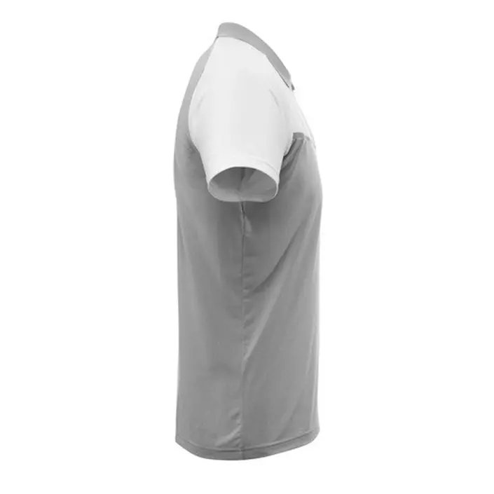 Mascot Advanced polo shirt, Grey-mottled/white, large image number 3
