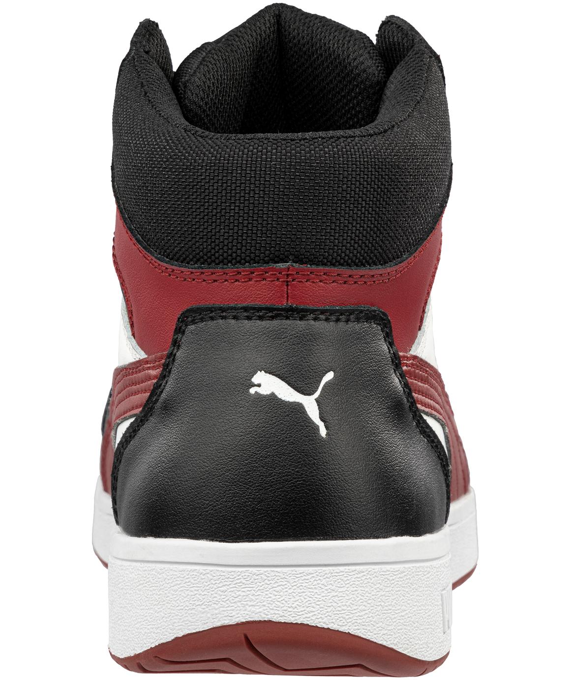 Puma Frontcourt Mid safety boots S3L, Black/White/Red, large image number 2