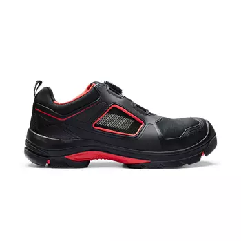 Blåkläder Gecko safety shoes S1P, Black/Red