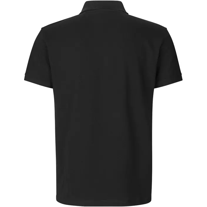 ID økologisk polo T-shirt, Sort, large image number 1