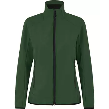 ID functional women's softshell jacket, Bottle Green
