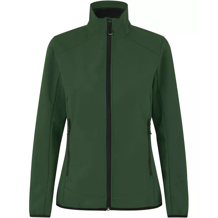 ID functional women's softshell jacket, Bottle Green, large image number 0