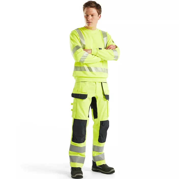 Blåkläder Multinorm collegegenser, Hi-Vis Gul, large image number 1