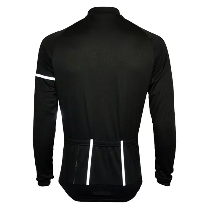 Vangàrd long-sleeved cycling jersey, Black, large image number 1