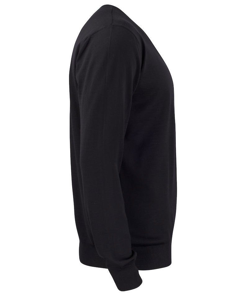 Cutter & Buck Kennewick Crewneck med merinoull, Black, large image number 2