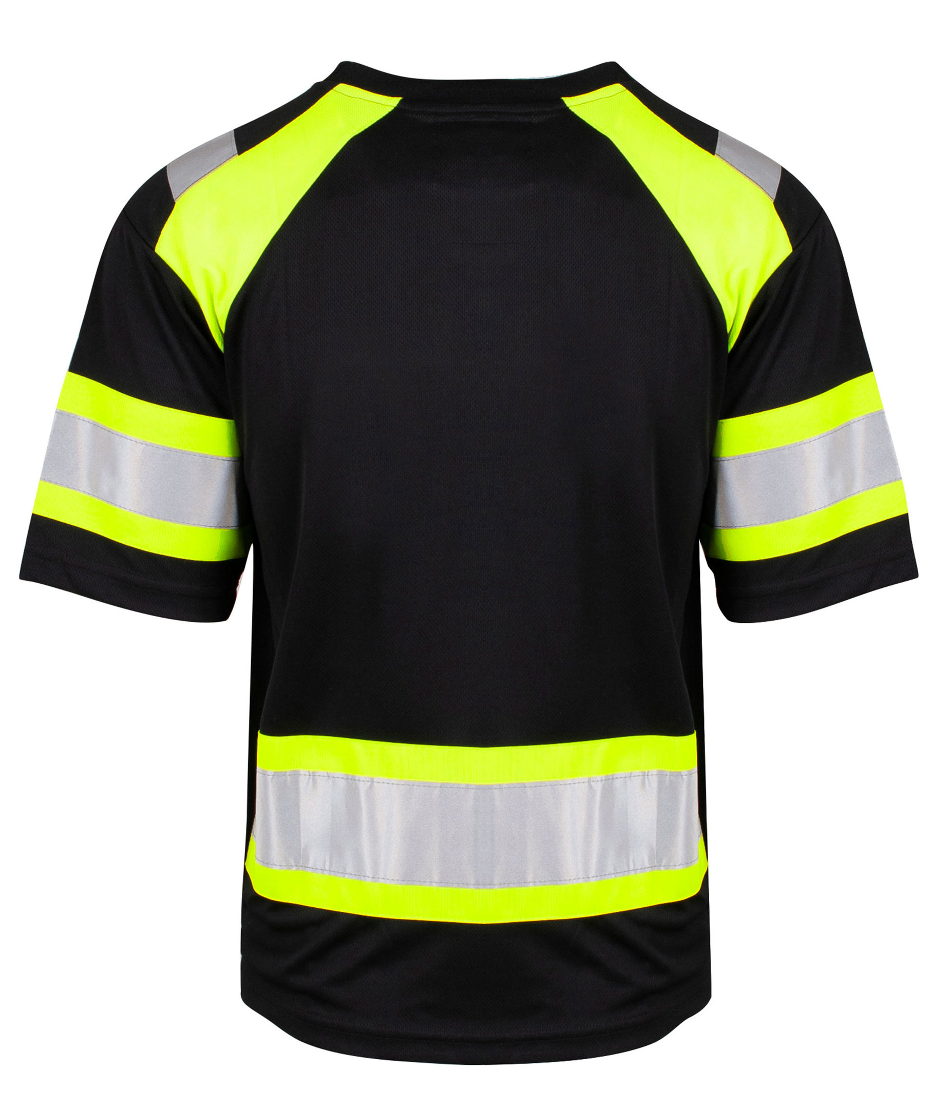 YOU Sigtuna  Reflex T-shirt, Schwarz/Gelb