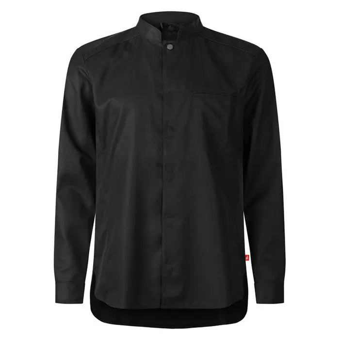 Segers 1027 slim fit chefs shirt, Black, large image number 0