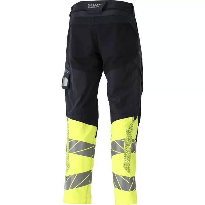 Mascot Accelerate Multisafe arbejdsbukser, Mørk Marine/Hi-Vis Gul, large image number 1