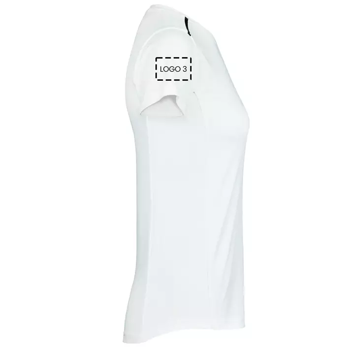 Tee Jays luxury T-shirt dam med logotryck, , large image number 3