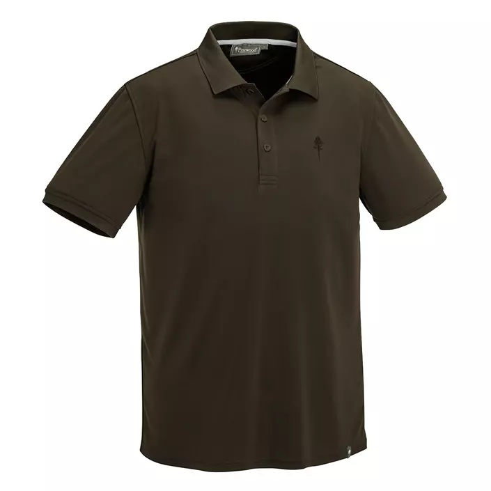 Pinewood  Ramsey polo T-shirt, Suede Brown, large image number 0