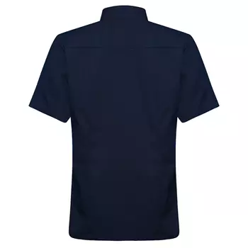 Segers slim fit short-sleeved chefs shirt, Marine Blue