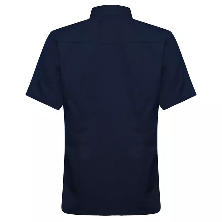 Segers slim fit kortärmad kockskjorta, Marinblå, large image number 1