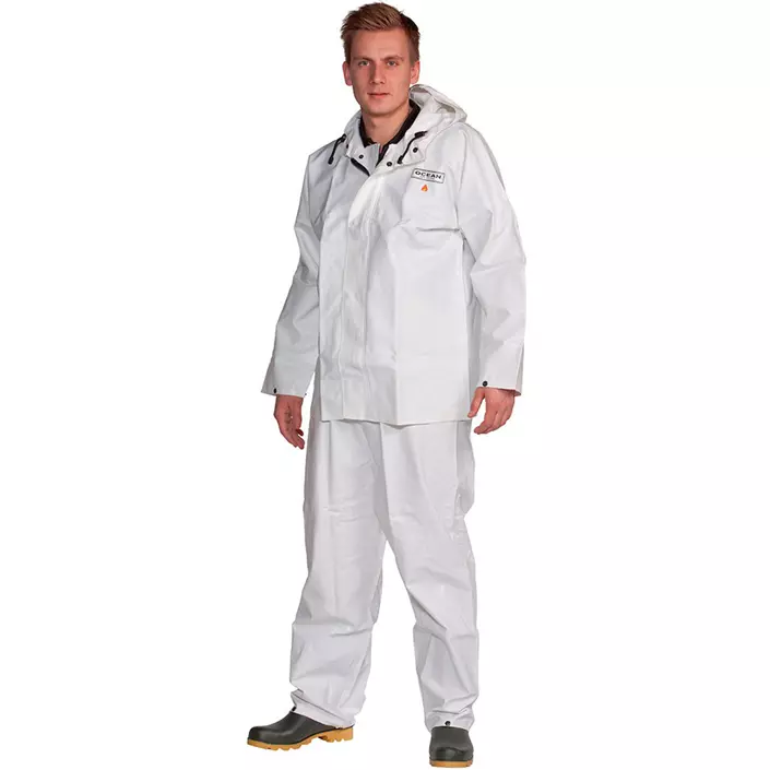Ocean Offshore rain jacket, White, large image number 0