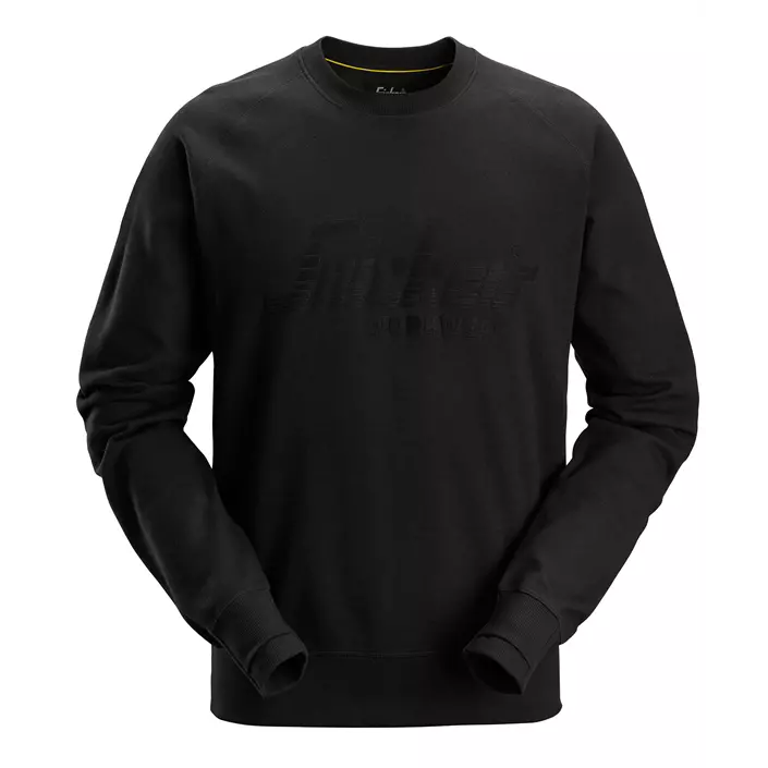 Snickers logo sweatshirt 2892, Black, large image number 0