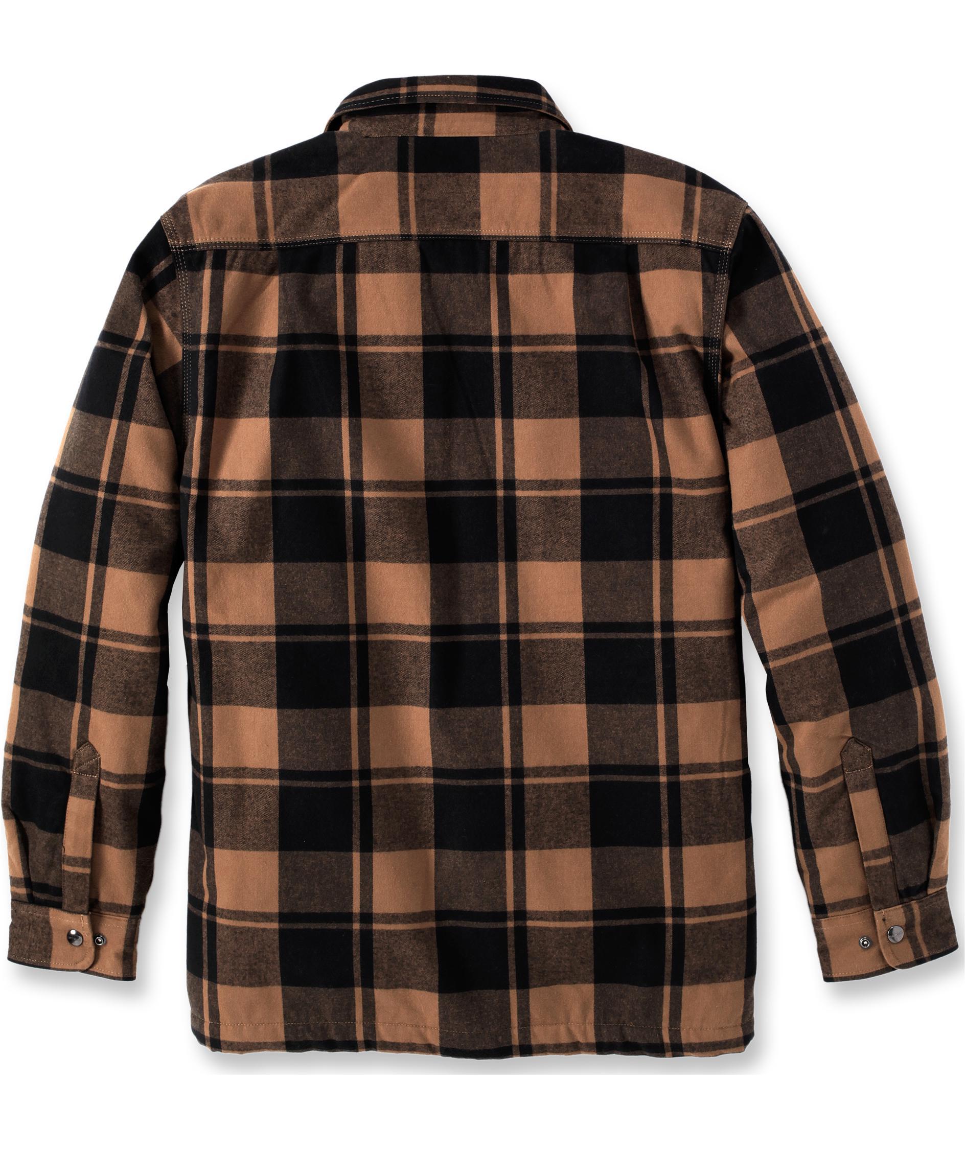 Carhartt foret flanell skjortejakke, Carhartt Brown, large image number 2