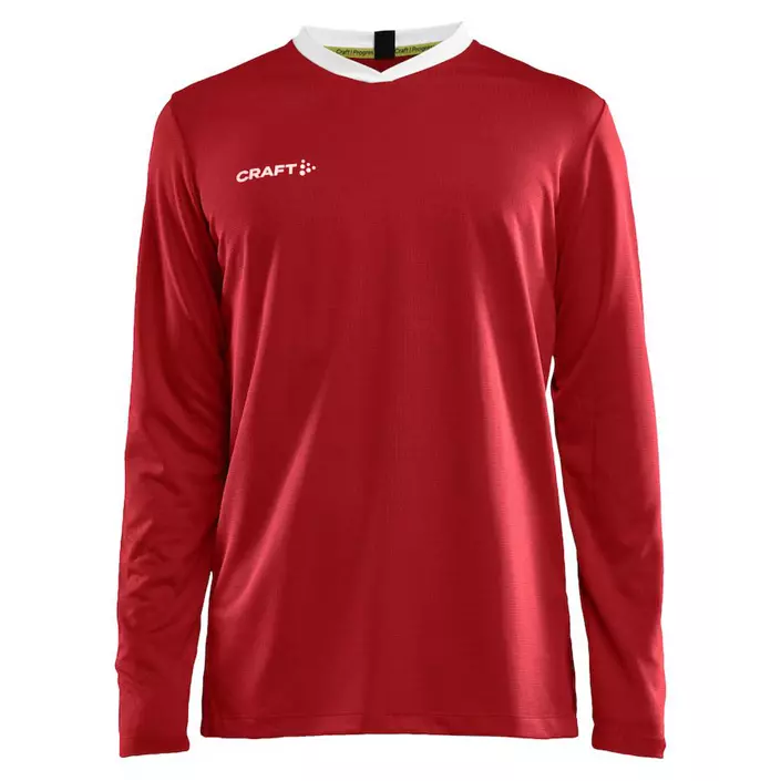 Craft Progress langærmet Basketball trøje, Bright red, large image number 0
