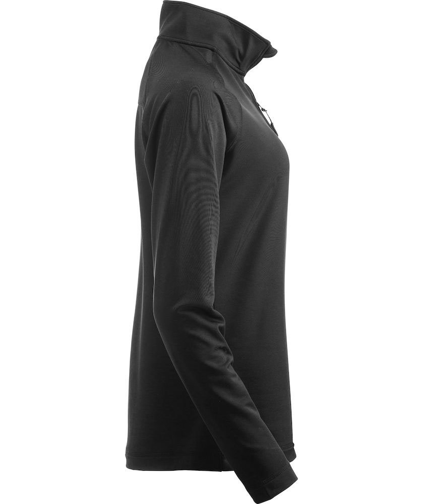 Cutter & Buck Coos Bay halfzip tr&ouml;ja dam, Svart, Svart, large image number 1