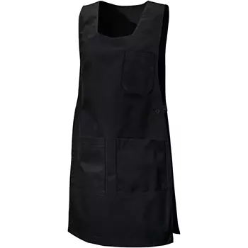 Hejco women's sandwich apron with pockets, Black