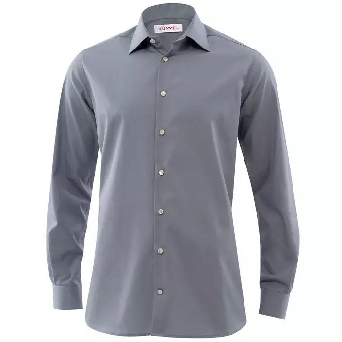 Kümmel Frankfurt Slim fit skjorte med ekstra ermlengde, Grå, large image number 0