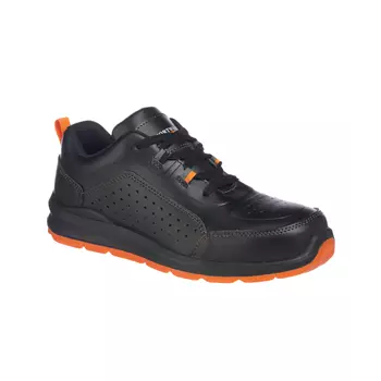 Portwest Compositelite safety shoes S1P, Black/Orange