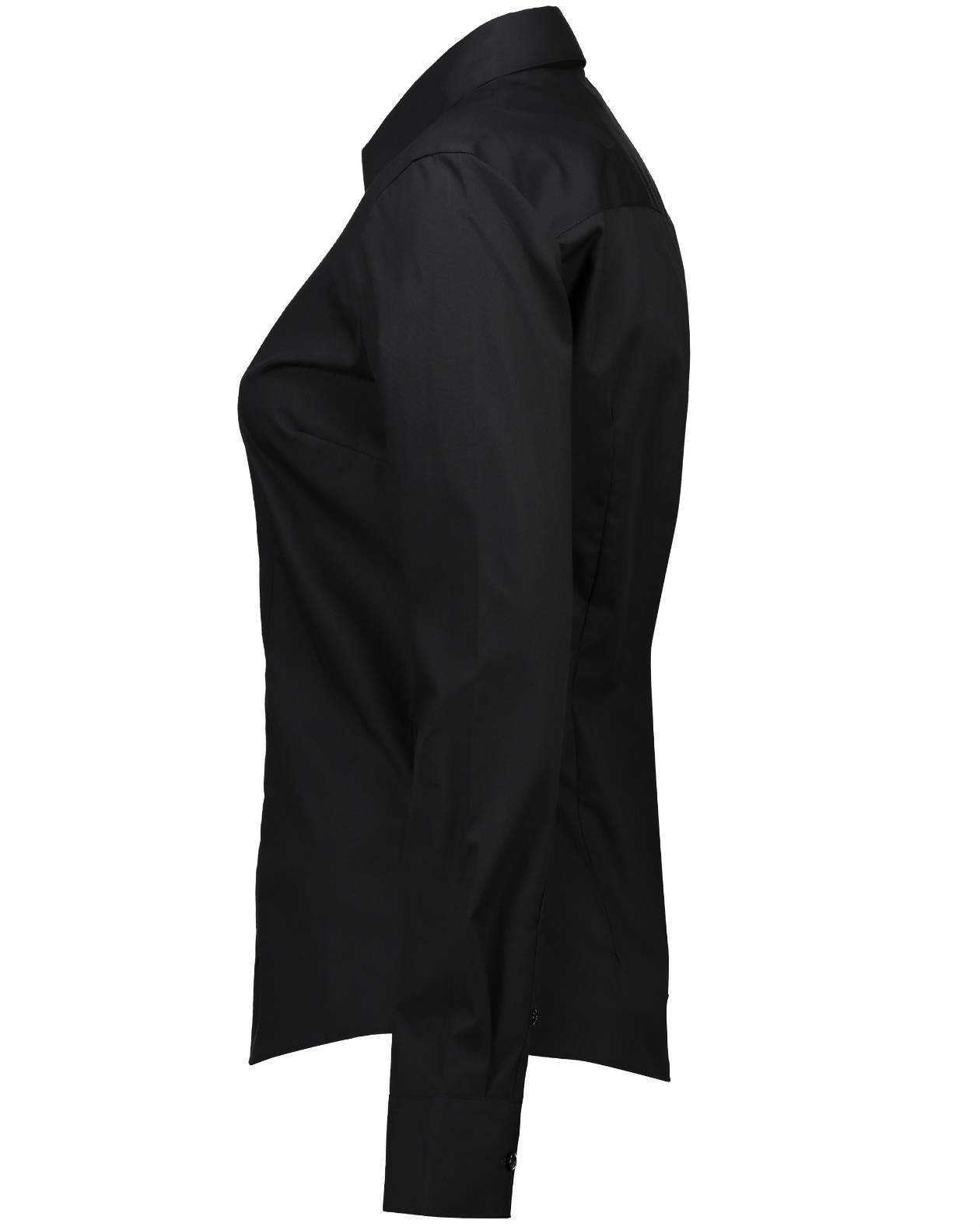 Seven Seas Poplin modern fit women's shirt, Black, large image number 3