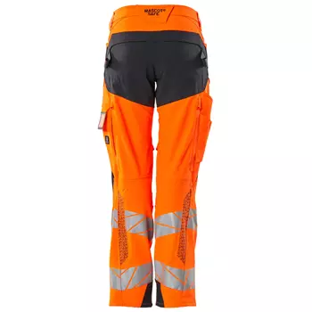 Mascot Accelerate Safe women's work trousers full stretch, Hi-Vis Orange/Dark Marine