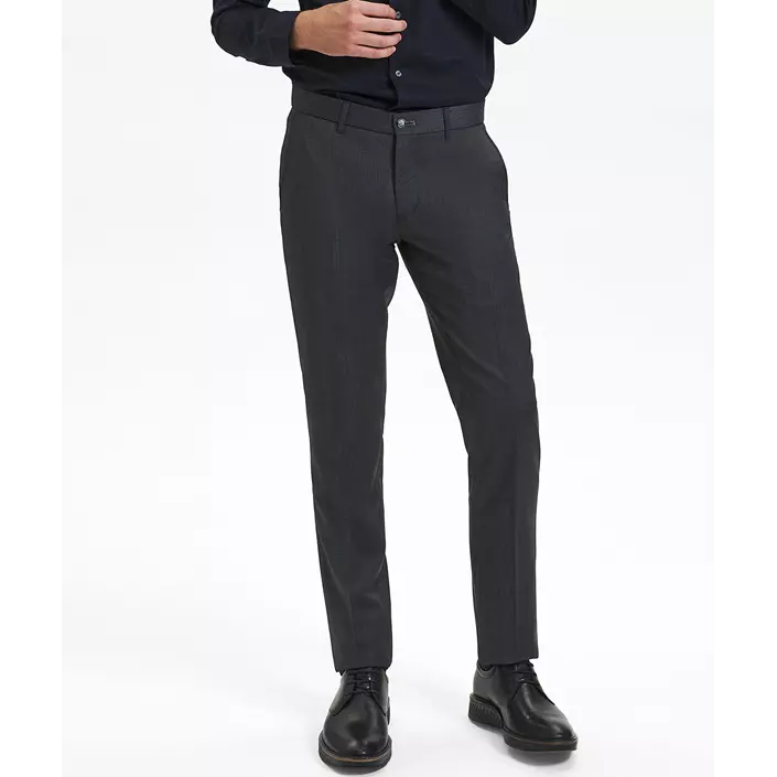 Sunwill Super 130 Fitted wool trousers, Anthracite, large image number 3