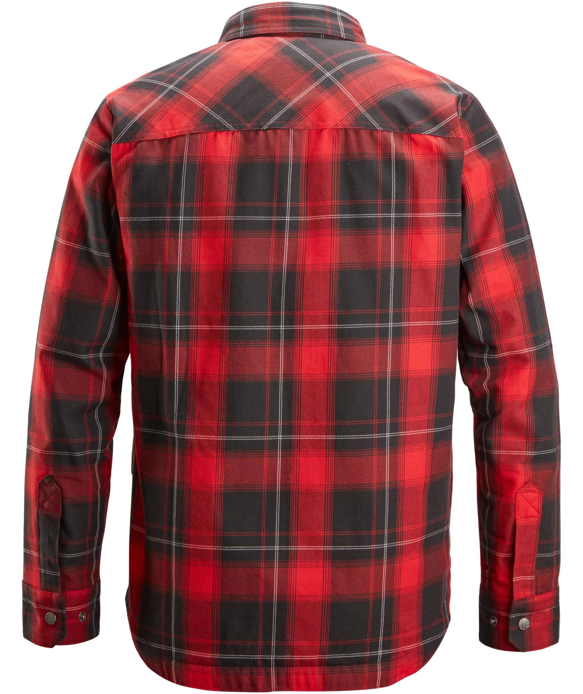 Snickers AllroundWork flannel skjortejakke 8522, Chili Red/Black, large image number 2