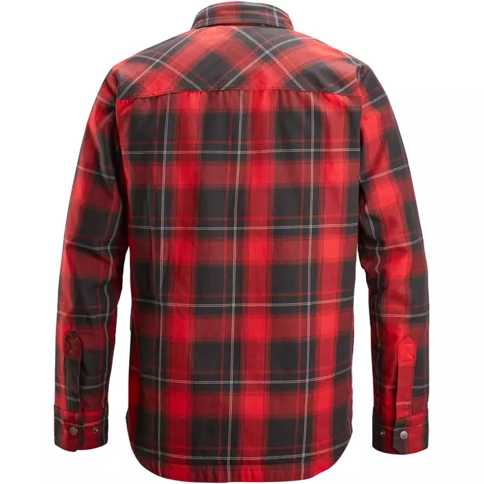 Snickers AllroundWork flannel skjortejakke 8522, Chili Red/Black, large image number 2