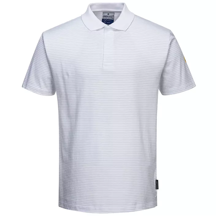 Portwest ESD polo T-shirt, Hvid, large image number 0