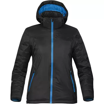 Stormtech Black Ice women's thermal jacket, Black/Electric Blue
