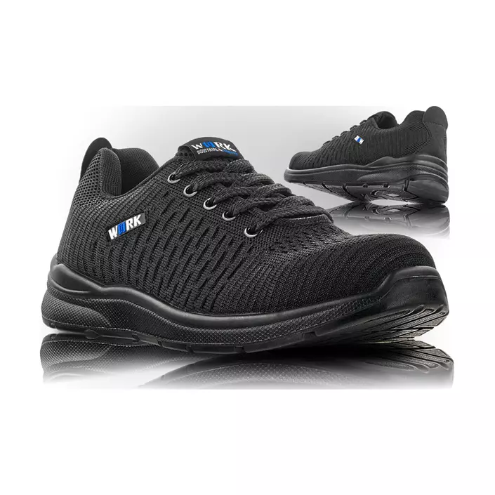 Worktime Malaga arbetsskor O1, Svart, large image number 2