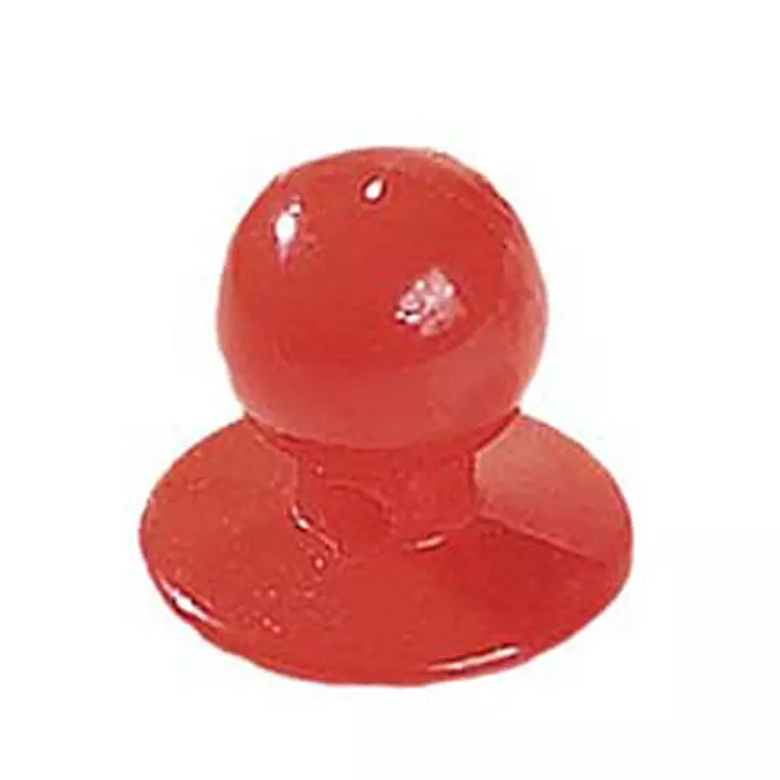 Nybo Workwear chefs buttons, Red, Red, large image number 0
