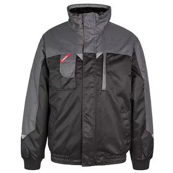 Engel pilot jacket, Black/Grey