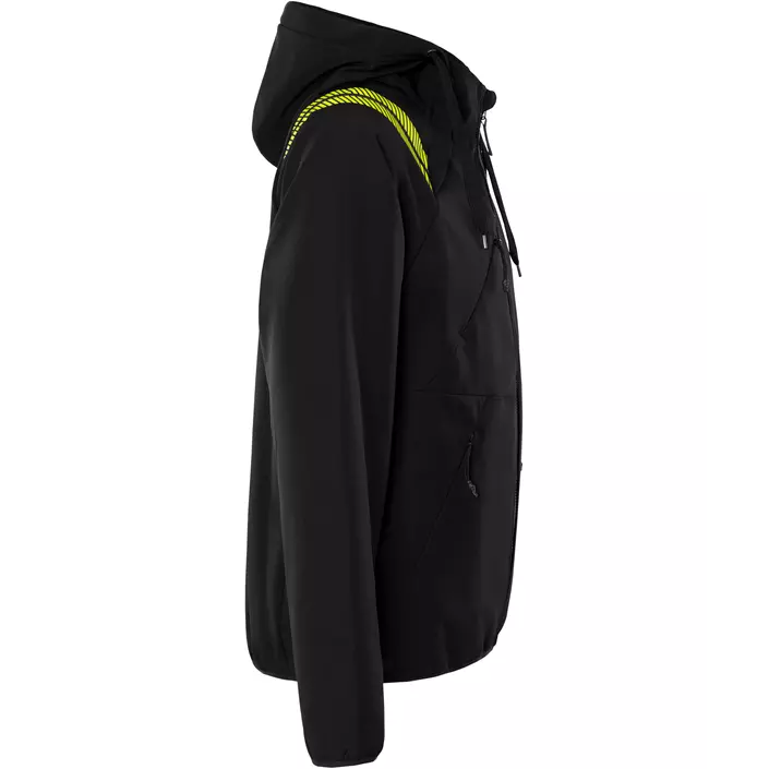 Fristads softshell jacket 7461 BON, Black, large image number 4