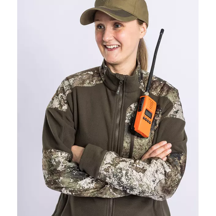 Pinewood Småland Hunters Camou dame fleecejakke, Hunting Brown/Strata, large image number 9