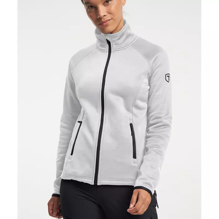 Tenson TXlite dame cardigan, Light Grey, large image number 6