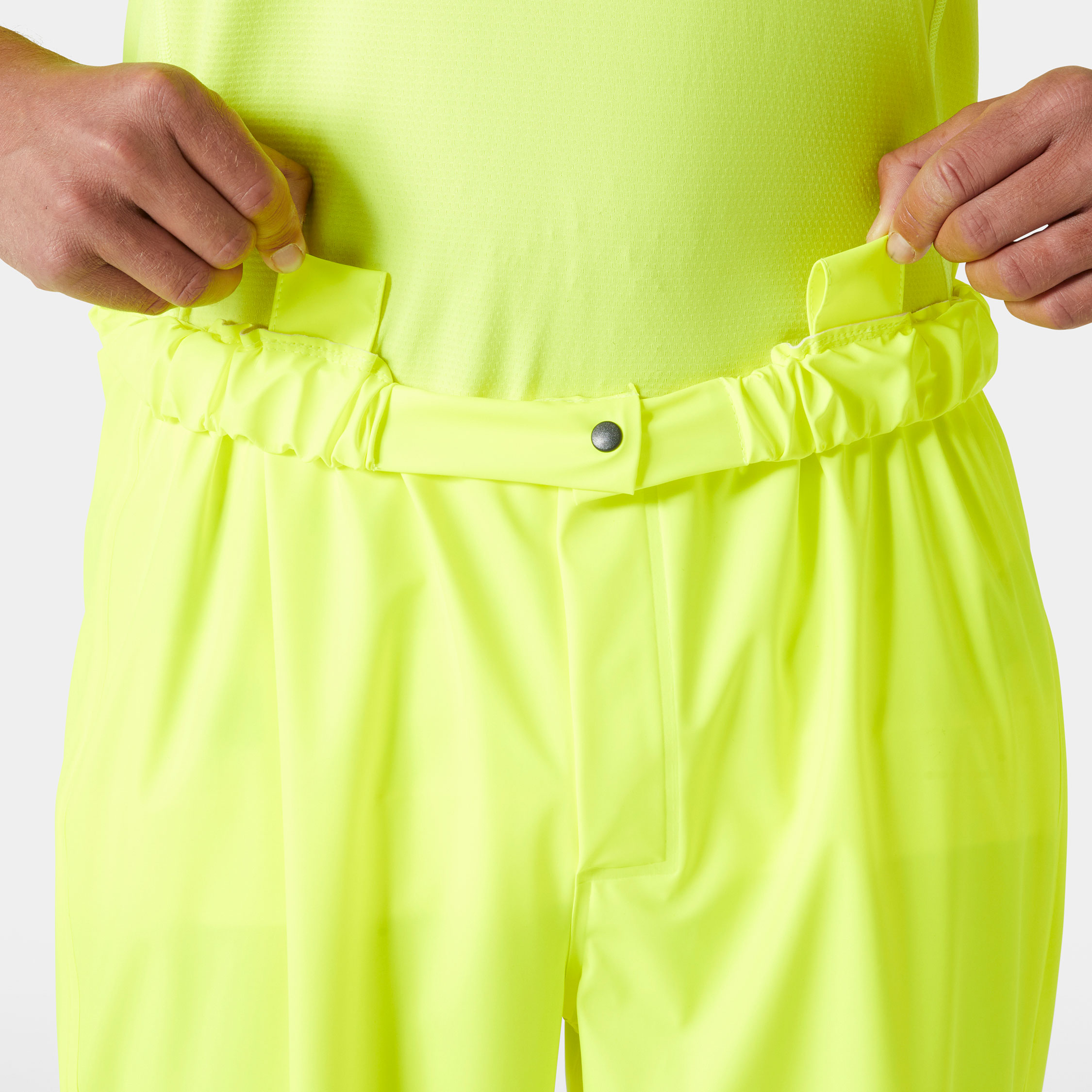 Helly Hansen Addvis regnbukser, Hi-vis Gul/Ebony, large image number 4